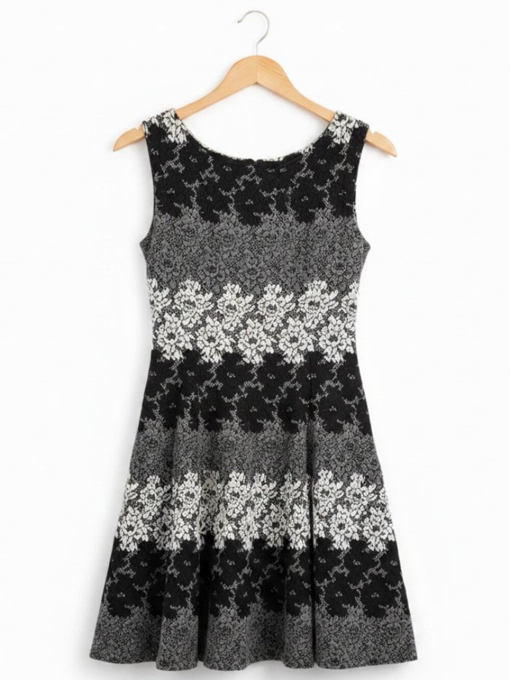 Eliza J Pleated Fit & Flare Mini Dress Size 4 Party Night Out